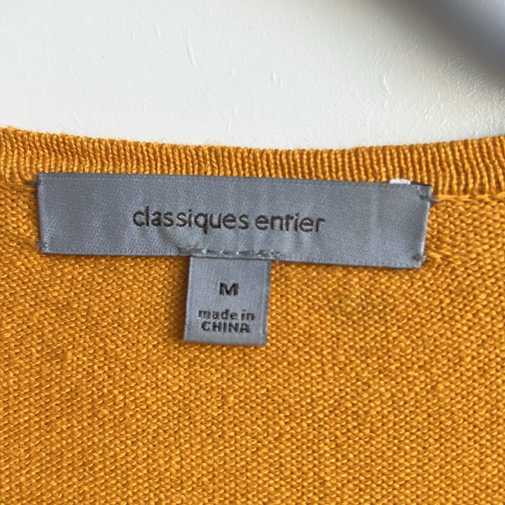 Classiques Entier Linen Blend Button Short Sleeve… - image 3